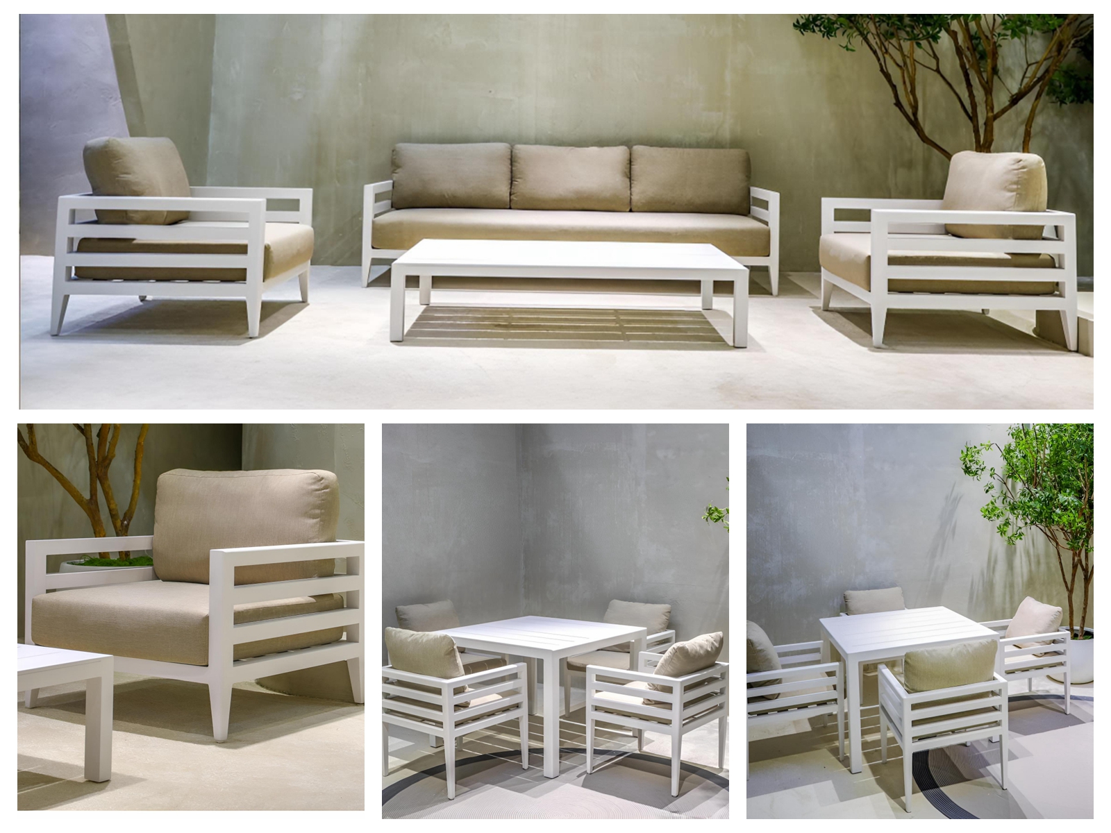 white patio furniture
