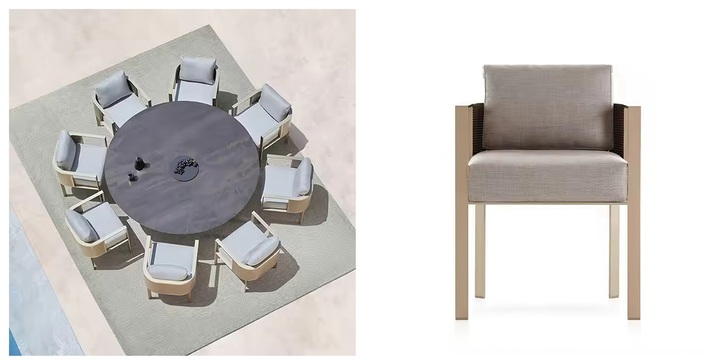 aluminum outdoor dining set (2)