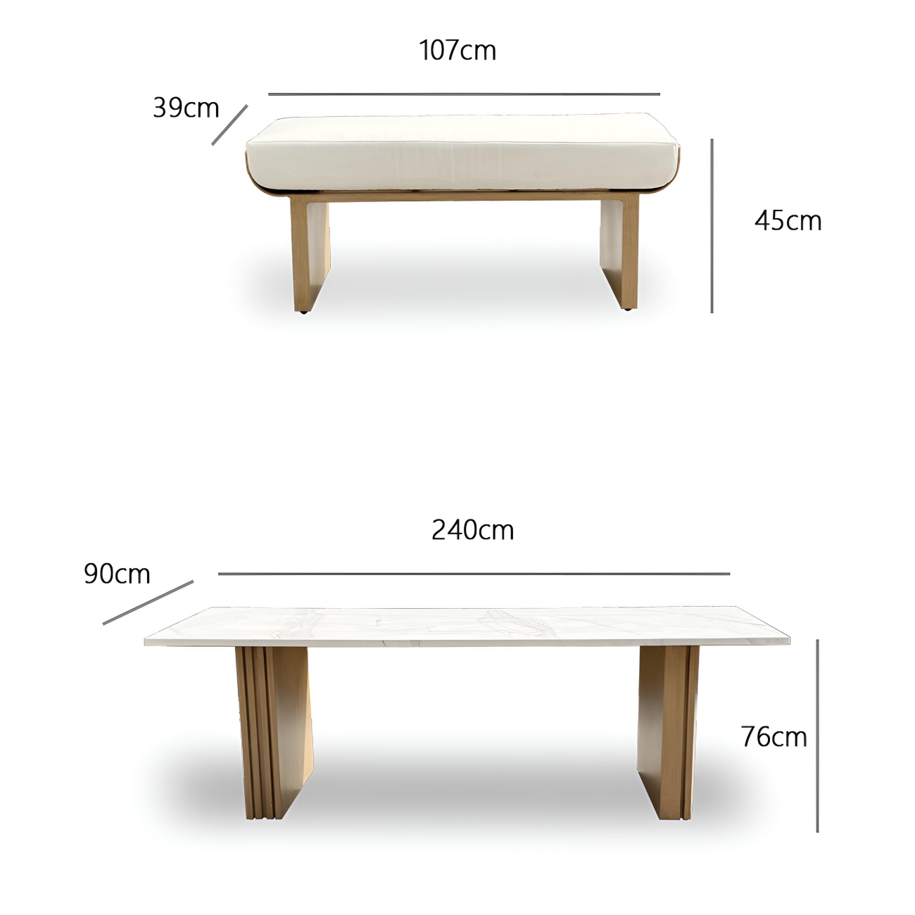 white outdoor dining table (2)