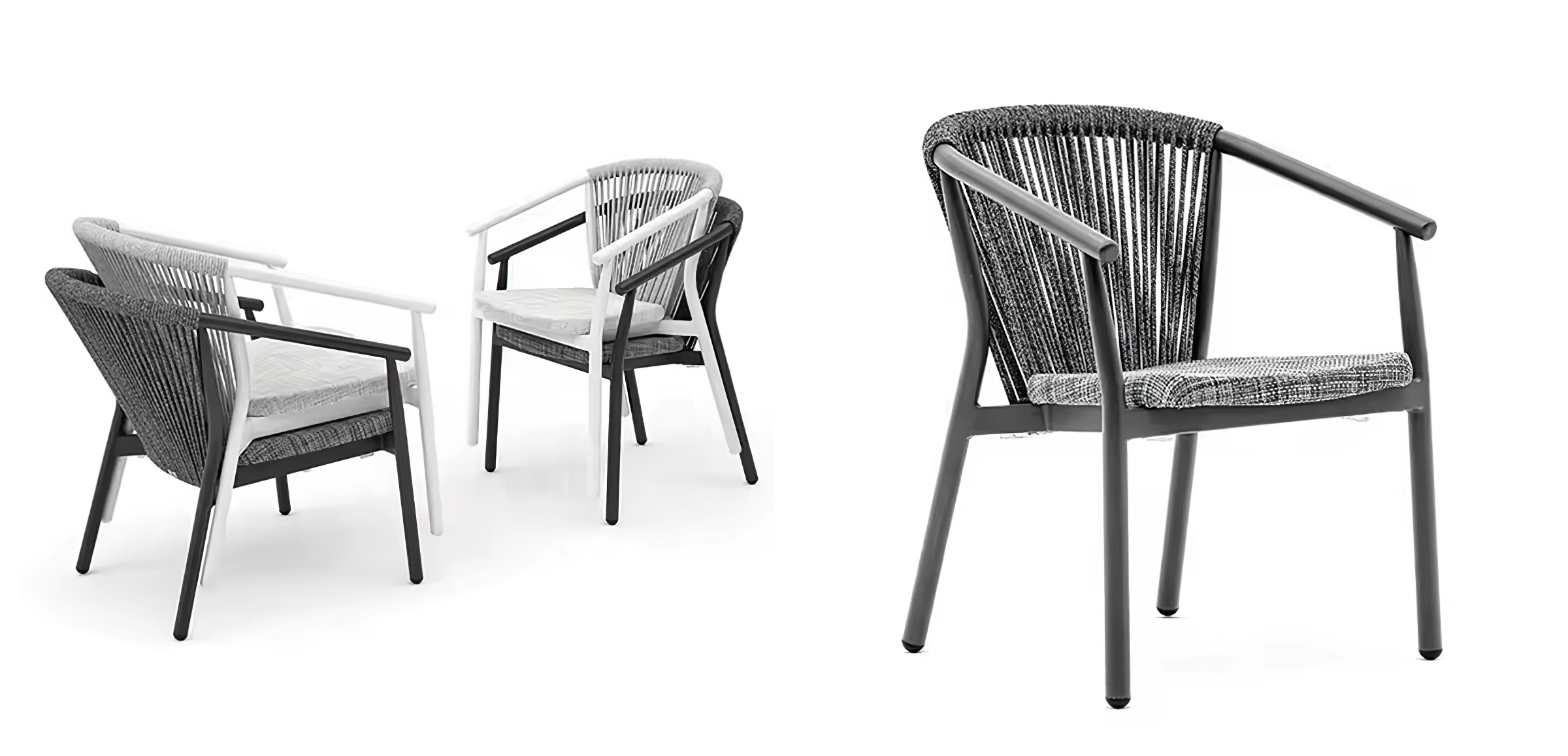 white outdoor dining table  (2)