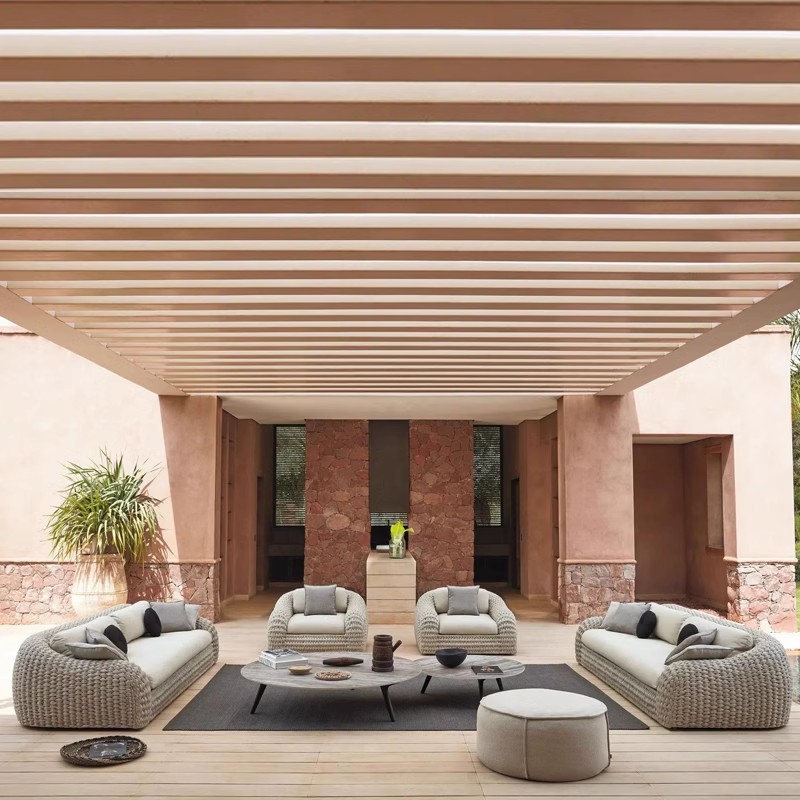luxury hotel home garden furniture outdoor set