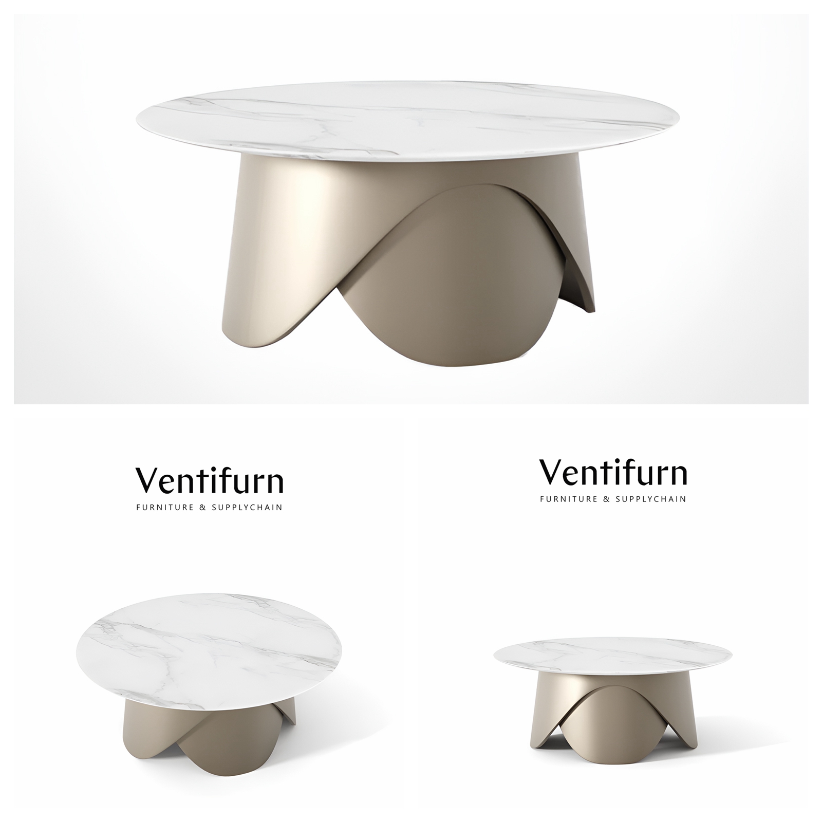 round marble coffee table