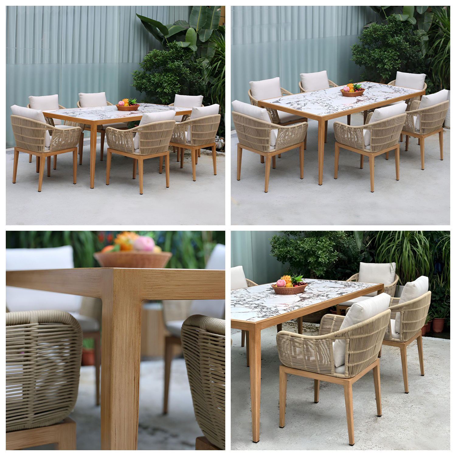 6 seater garden dining set (1)