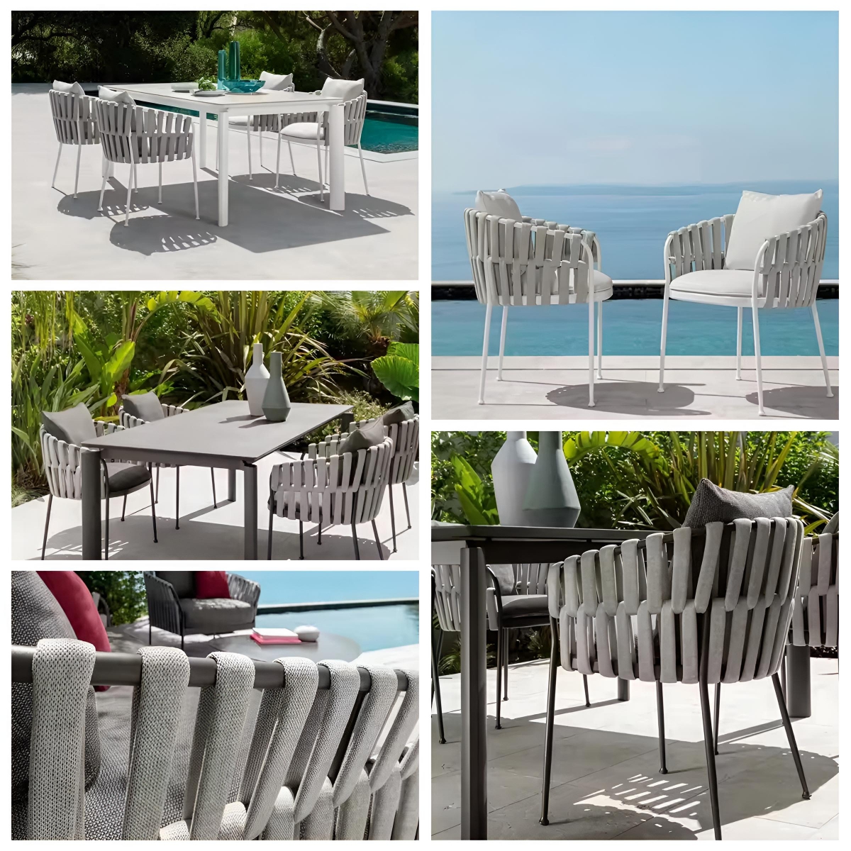 aluminum outdoor dining set