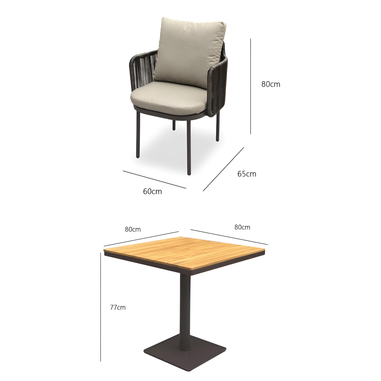 outdoor dining table and chairs (2)