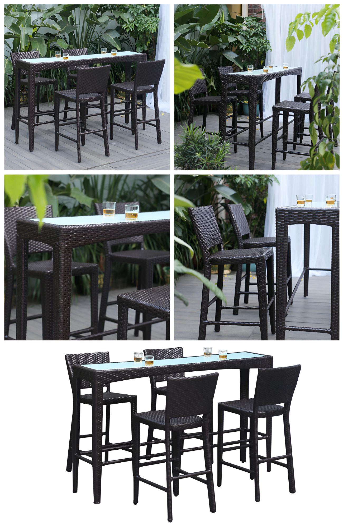 garden table and chairs set (2)