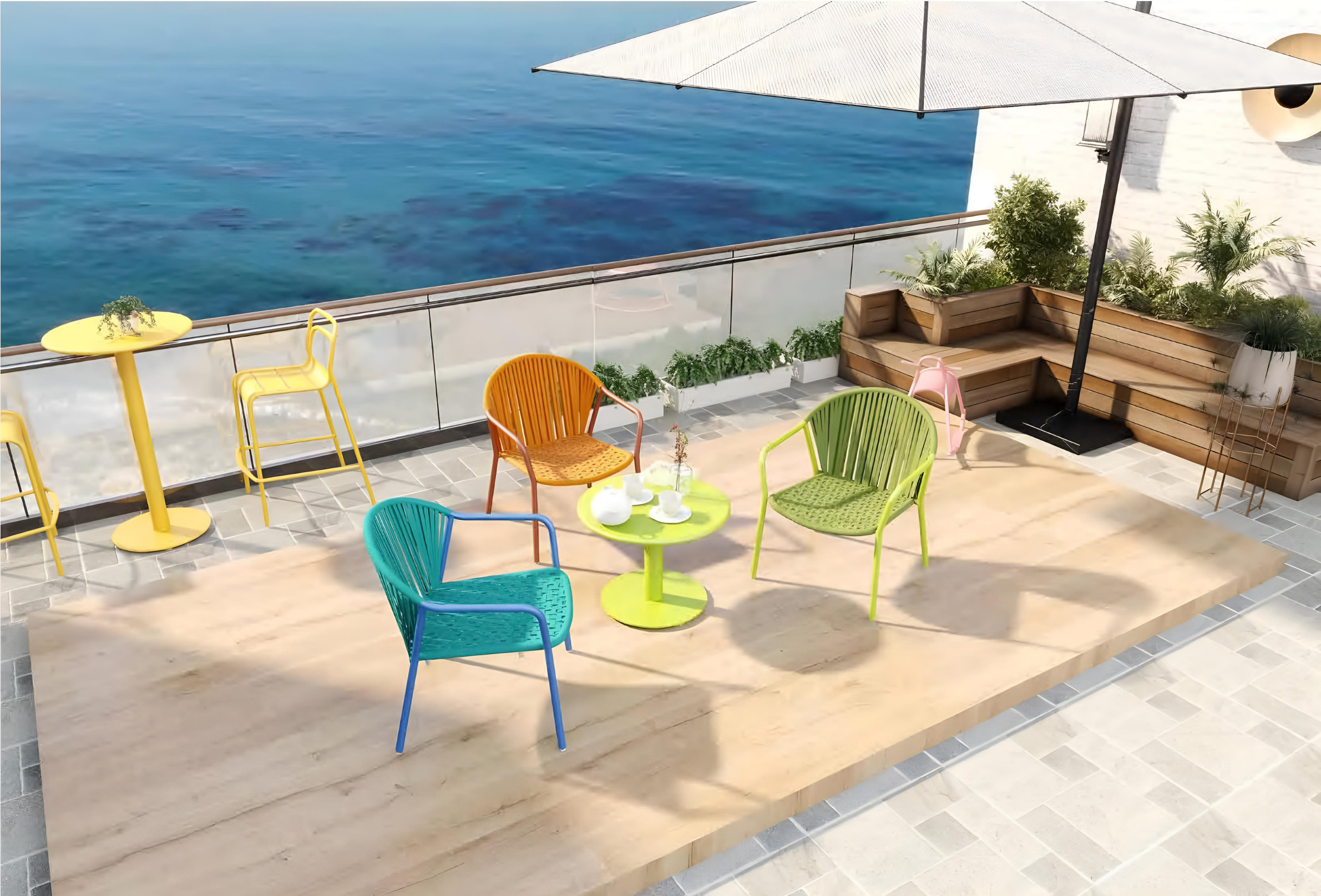 patio table chairs (2)